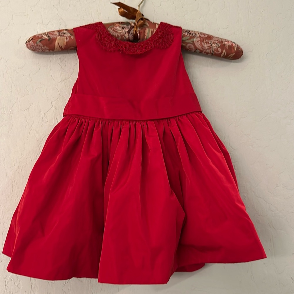 Baby girl red dress 18M Neiman Marcus